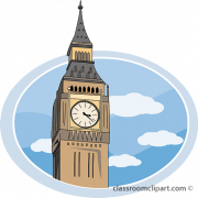 London Clock Tower PNG -afbeelding
