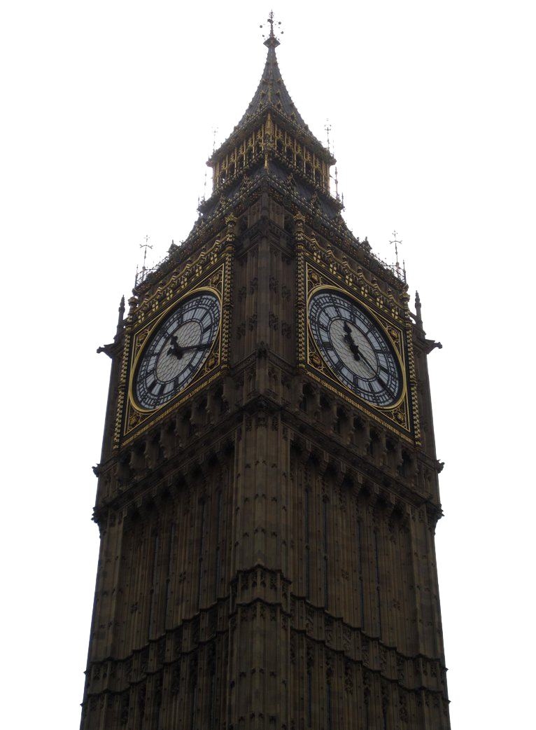 London Clock Tower PNG Pic