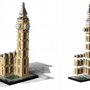 London Clock Torre transparente