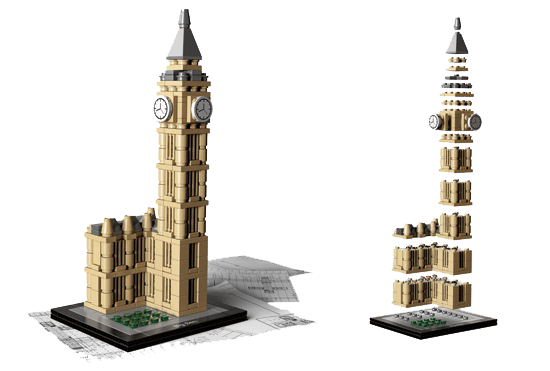 برج ساعة لندن شفاف