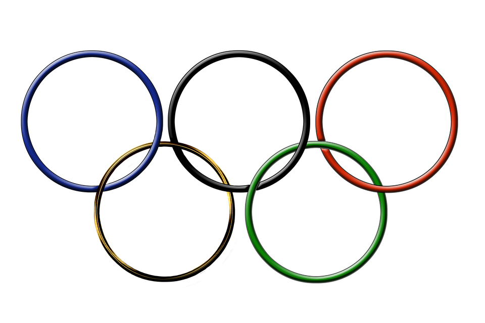 Olympische Ringe kostenloses PNG -Bild