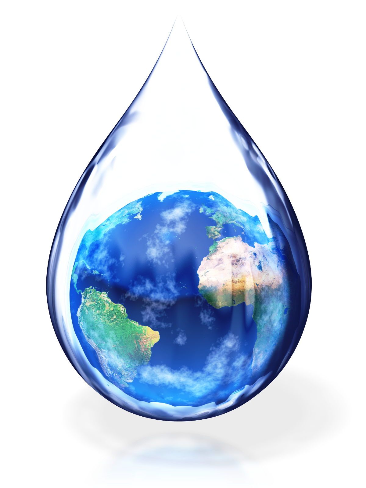 Bespaar water transparant
