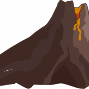 File PNG gunung berapi
