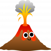 Gambar PNG gunung berapi