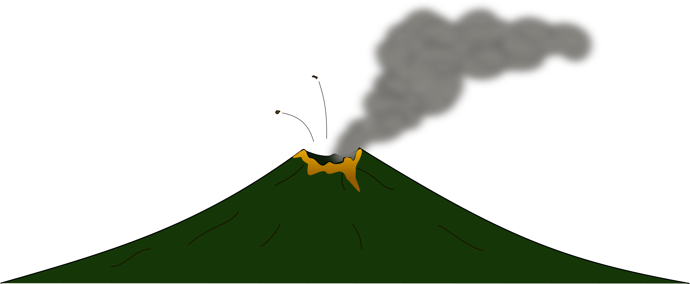 Volcano PNG Picture