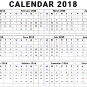Immagine trasparente del calendario 2018