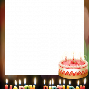Birthday Collage Frame Download PNG