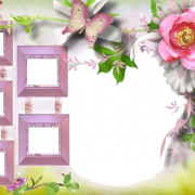 Birthday Collage Frame PNG Image