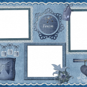 Collage Frame PNG Clipart