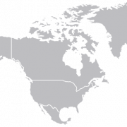Peta Amerika Utara PNG HD