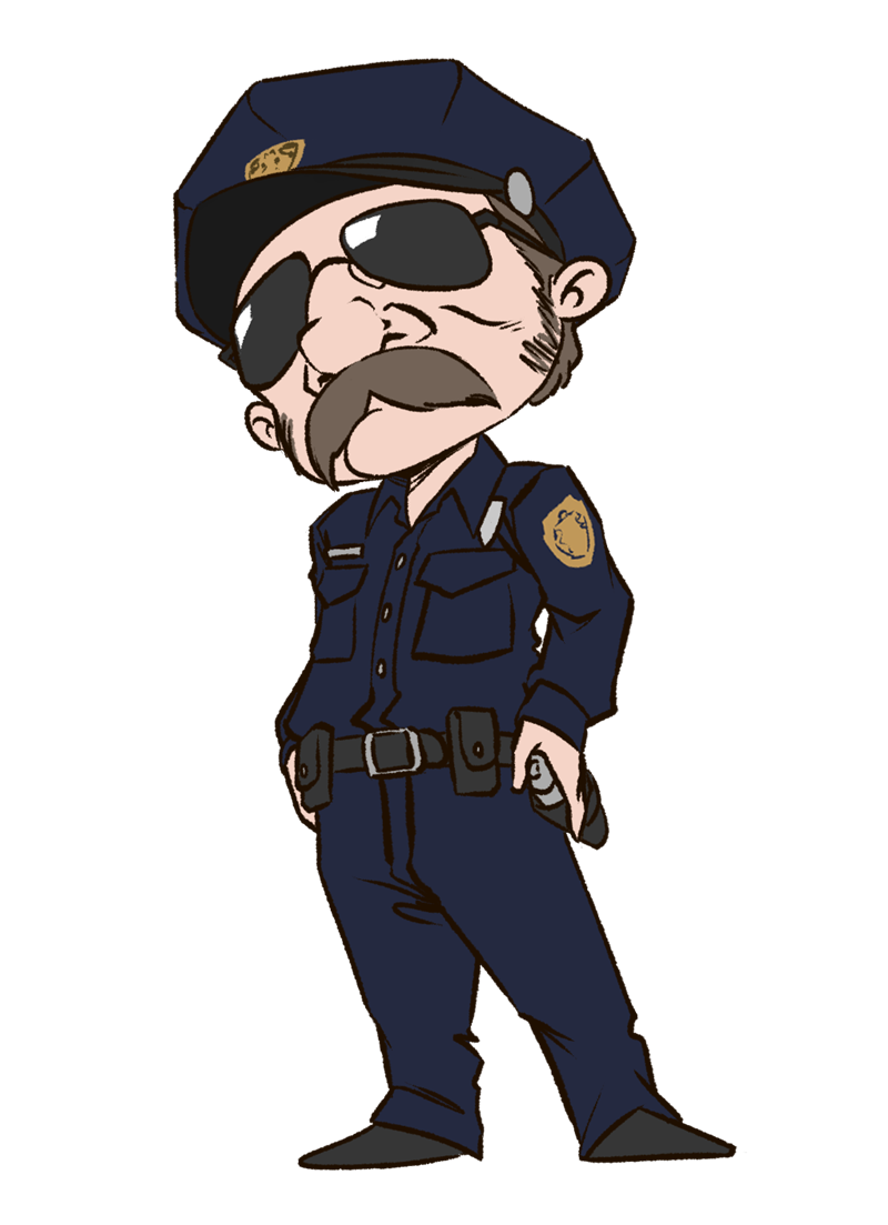 Police Cartoon png download - 642*1244 - Free Transparent Fan Art