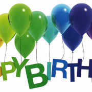 Happy Birthday Balloons Download PNG