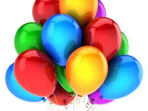 Happy Birthday Balloons Free PNG Image