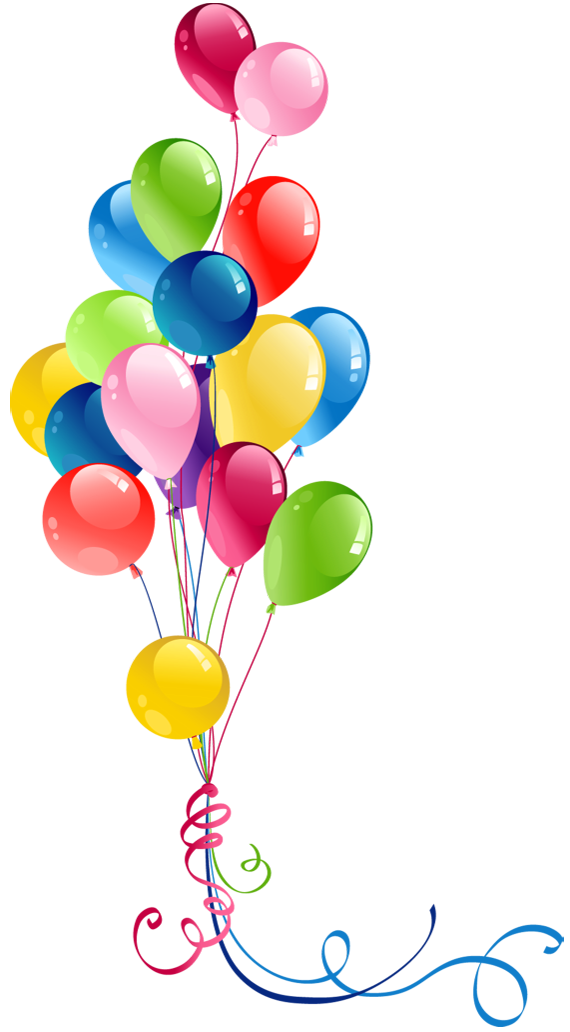 Happy Birthday Balloons PNG Image HD
