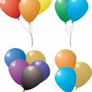Happy Birthday Balloons PNG Images