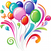 Happy Birthday Balloons PNG Photo