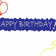 Happy Birthday Banner PNG File Download Free