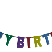 Happy Birthday Banner PNG Image HD