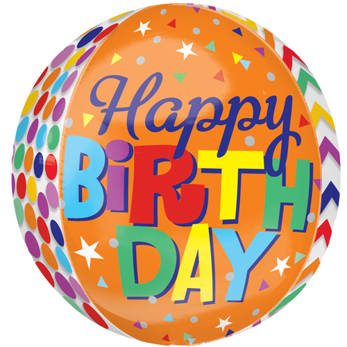 Happy Birthday Foil Balloon Free PNG Image