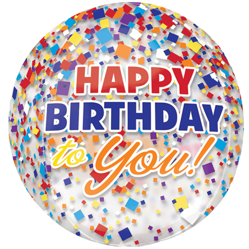 Happy Birthday Foil Balloon PNG Clipart