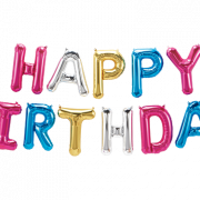 Happy Birthday Foil Balloon PNG Image