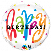 Happy Birthday Foil Balloon PNG Image HD