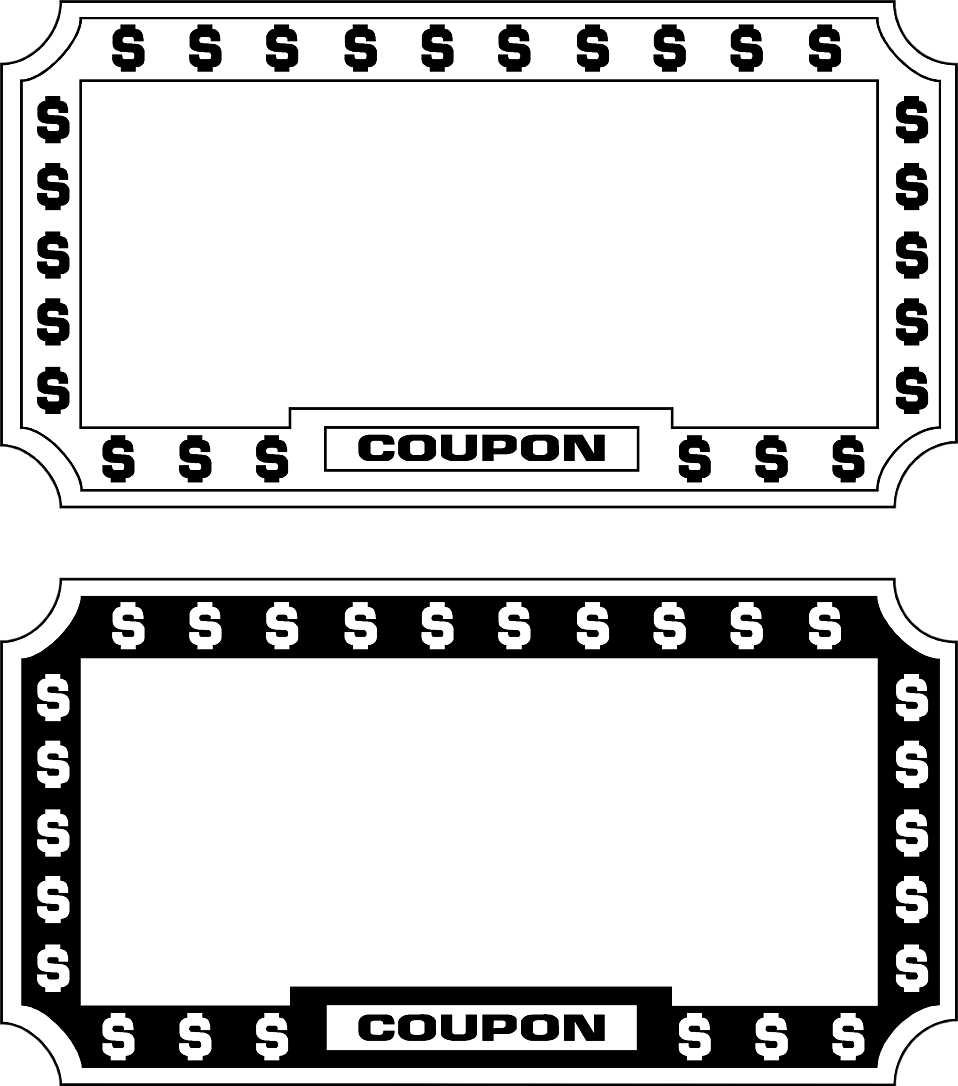 Transparant coupon