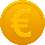 Euro simbolo PNG clipart