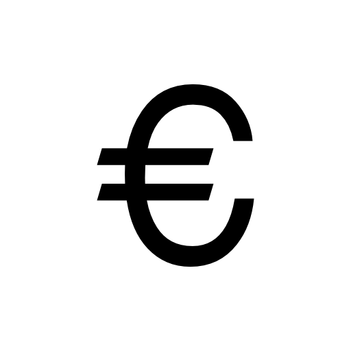 Gambar simbol euro png