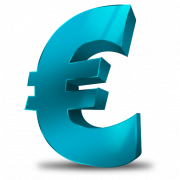 Евро символ PNG изображение