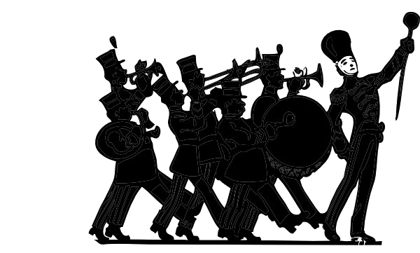 Band Silhouette PNG Free Download