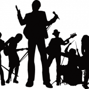 Band Silhouette PNG Free Image