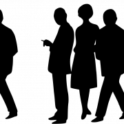 Crowd Silhouette PNG Fichier Image