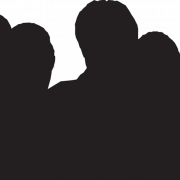 Foule silhouette png pic