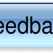 Botão de feedback transparente