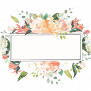 Floral Frame PNG Clipart