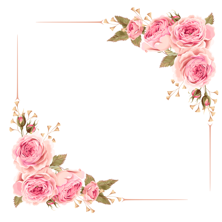 Floral Frame PNG Download Image