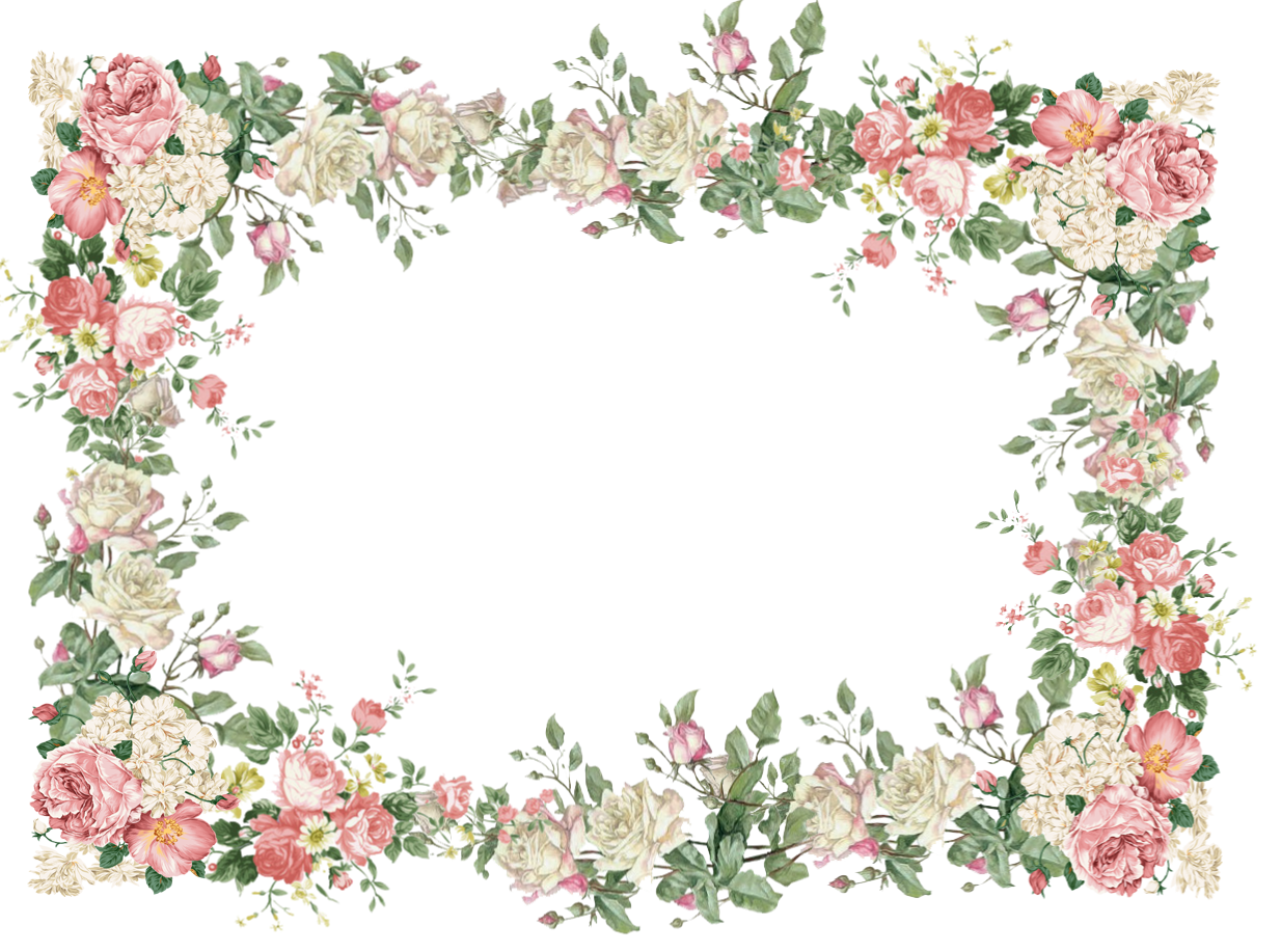 Floral Frame PNG Free Download