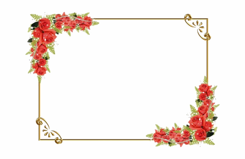 Floral Frame PNG Picture