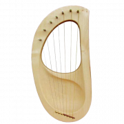 Gold Harp PNG