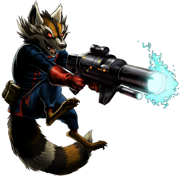 Guardians of The Galaxy Rocket Raccoon PNG Free Image