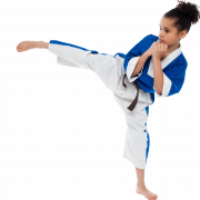 Karate Girl PNG Free Download