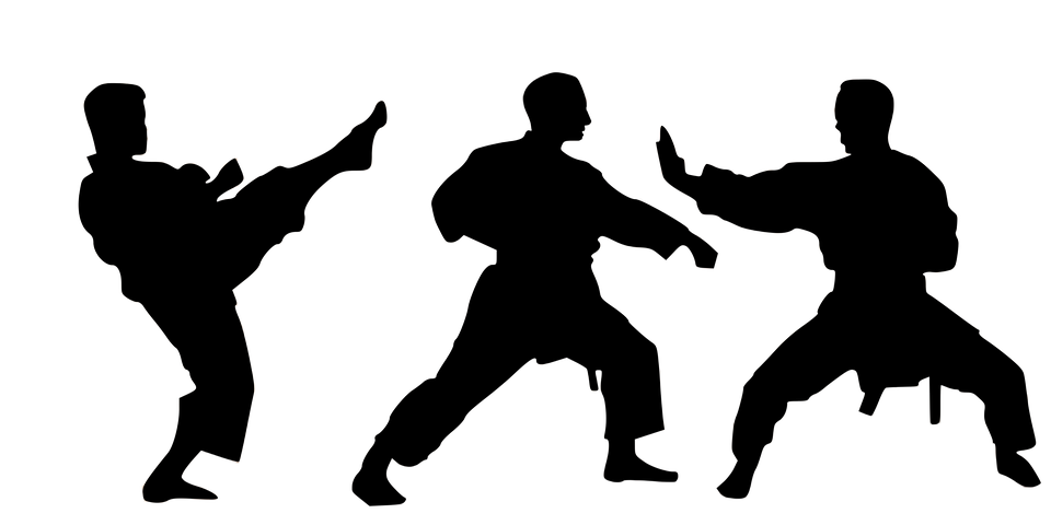 Karate Silhouette PNG File