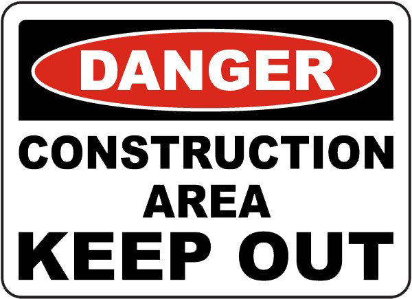 Keep Out Danger PNG Image File