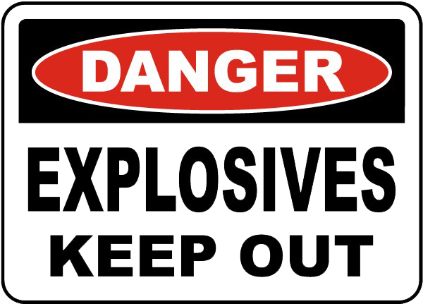 Keep Out Danger PNG Image HD