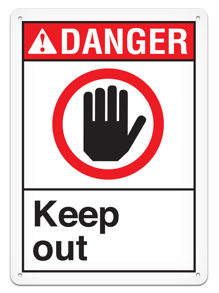 Keep Out Danger PNG Images