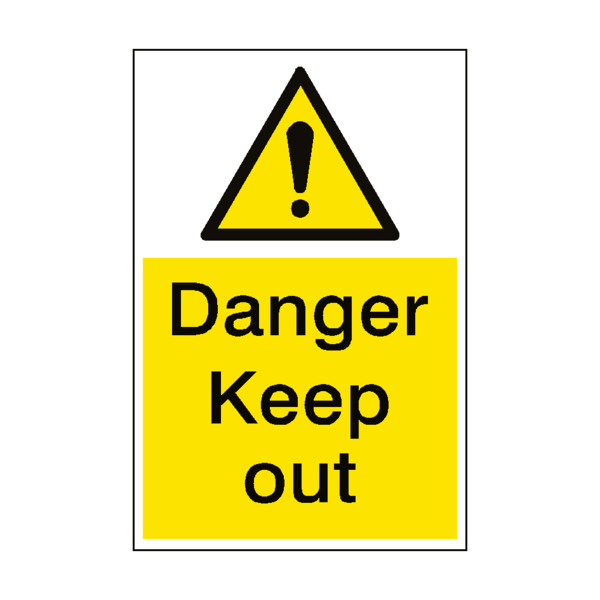 Keep Out Danger PNG Picture