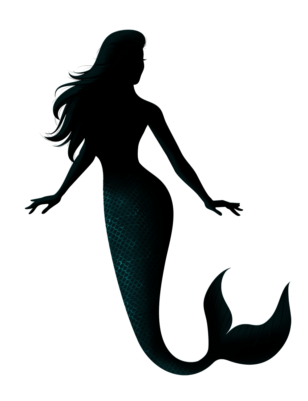 Mermaid PNG Image File