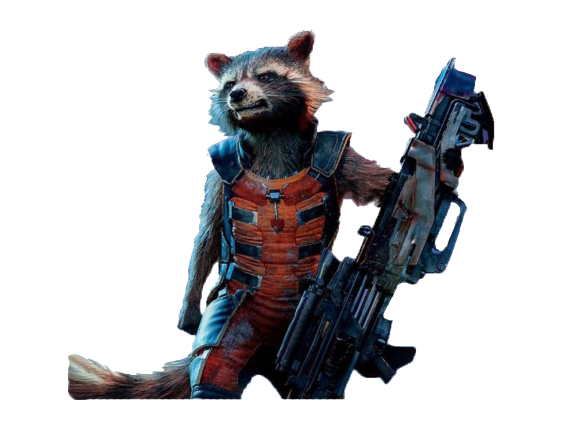 Rocket Raccoon PNG HD -Bild