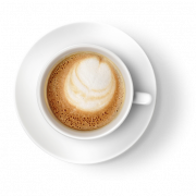 Top View Cappuccino PNG Clipart